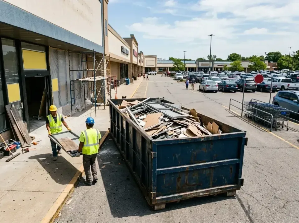 retail-store-renovation-debris-003 — frequently asked questions, Roll-off Dumpster Rentals in Westville, IL
